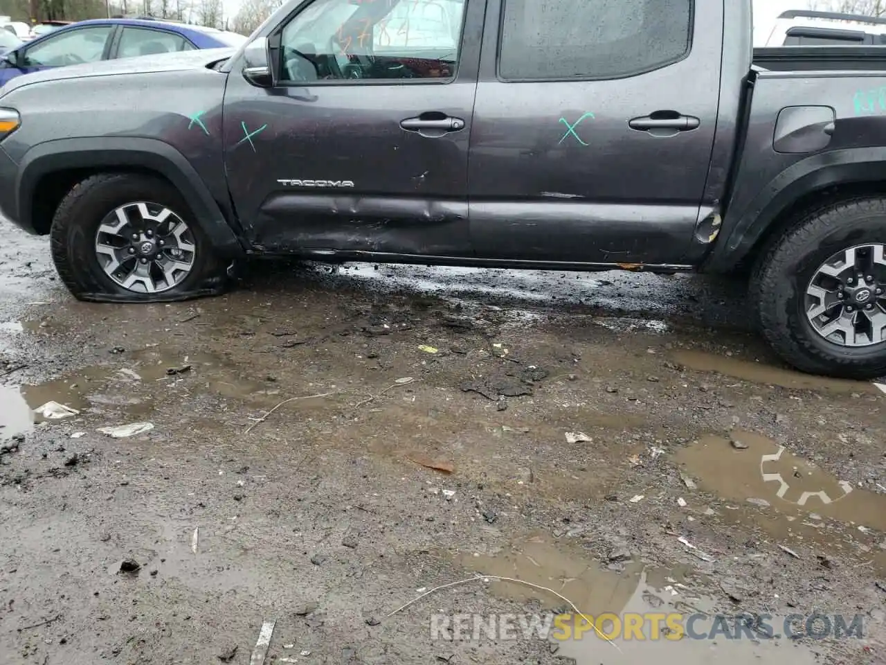 9 Photograph of a damaged car 3TMCZ5ANXMM423794 TOYOTA TACOMA 2021