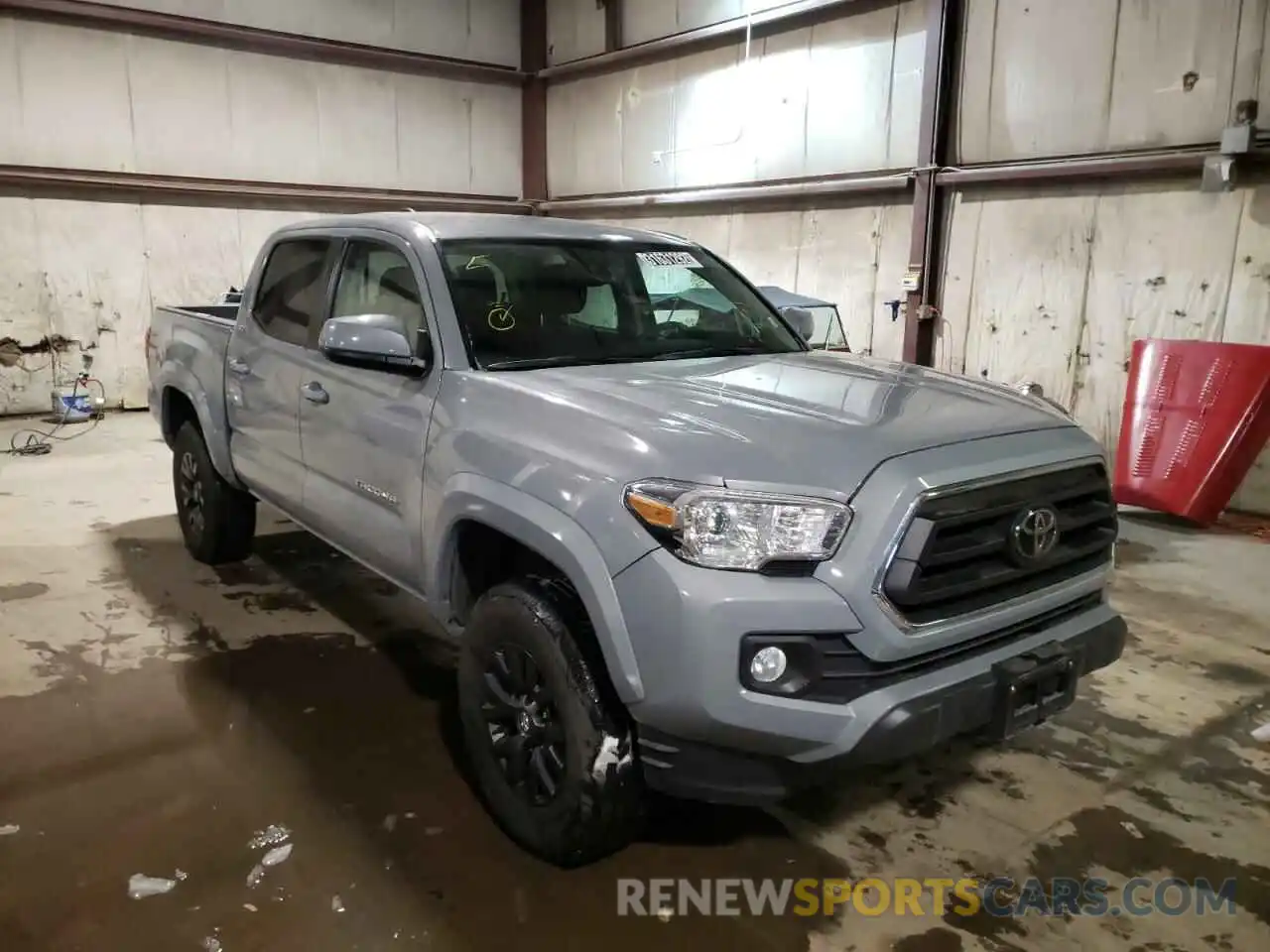 1 Photograph of a damaged car 3TMCZ5ANXMM424783 TOYOTA TACOMA 2021