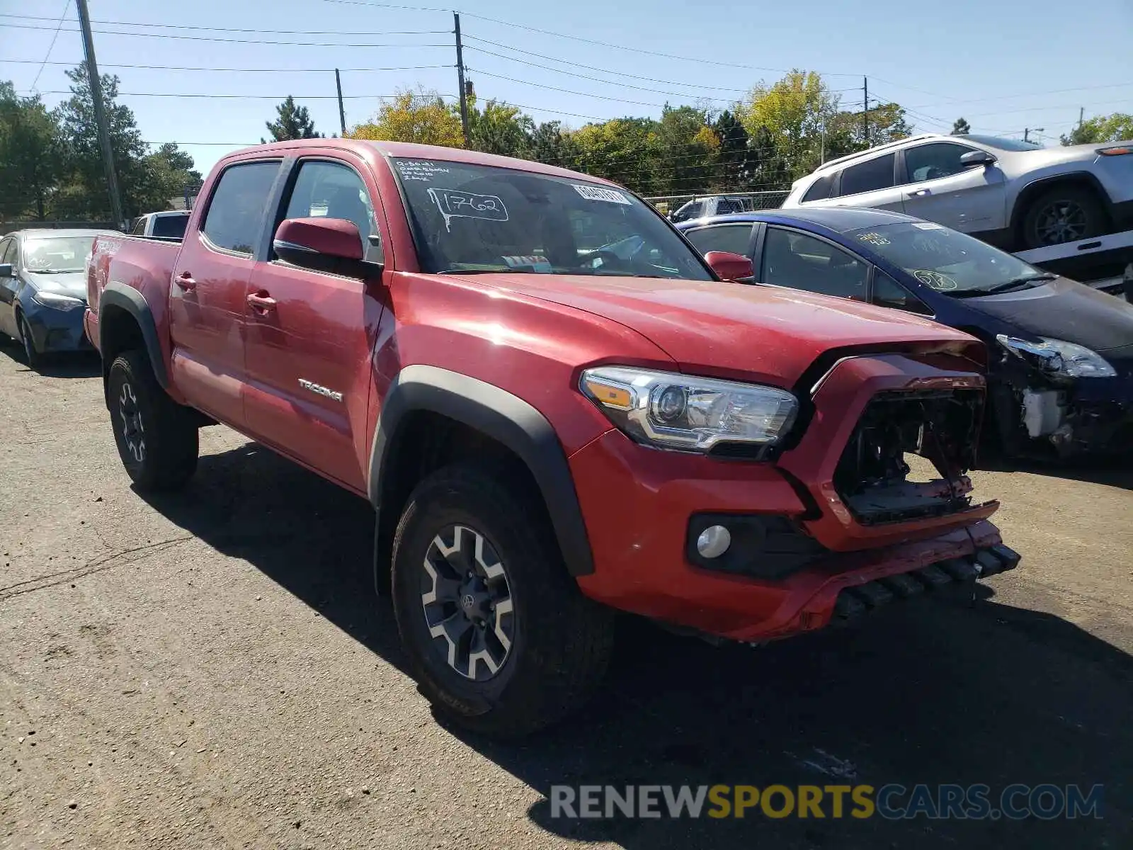 1 Photograph of a damaged car 3TMCZ5ANXMM425772 TOYOTA TACOMA 2021