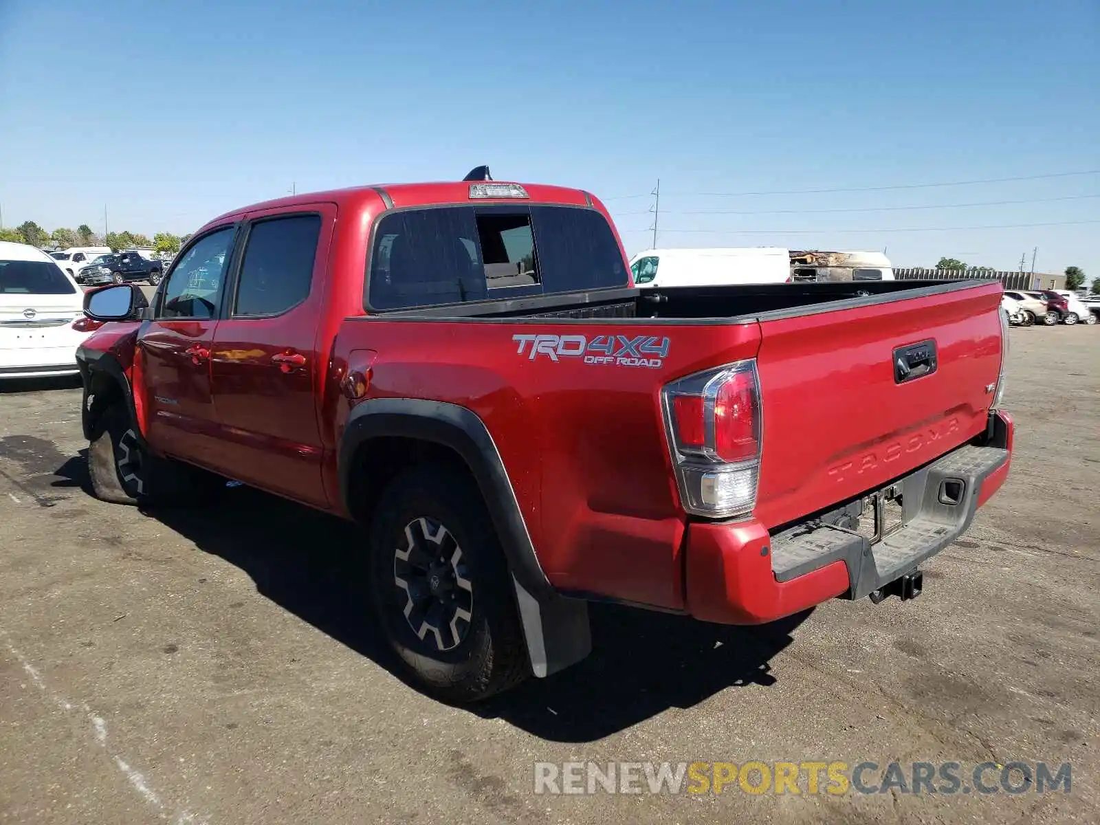 3 Photograph of a damaged car 3TMCZ5ANXMM425772 TOYOTA TACOMA 2021