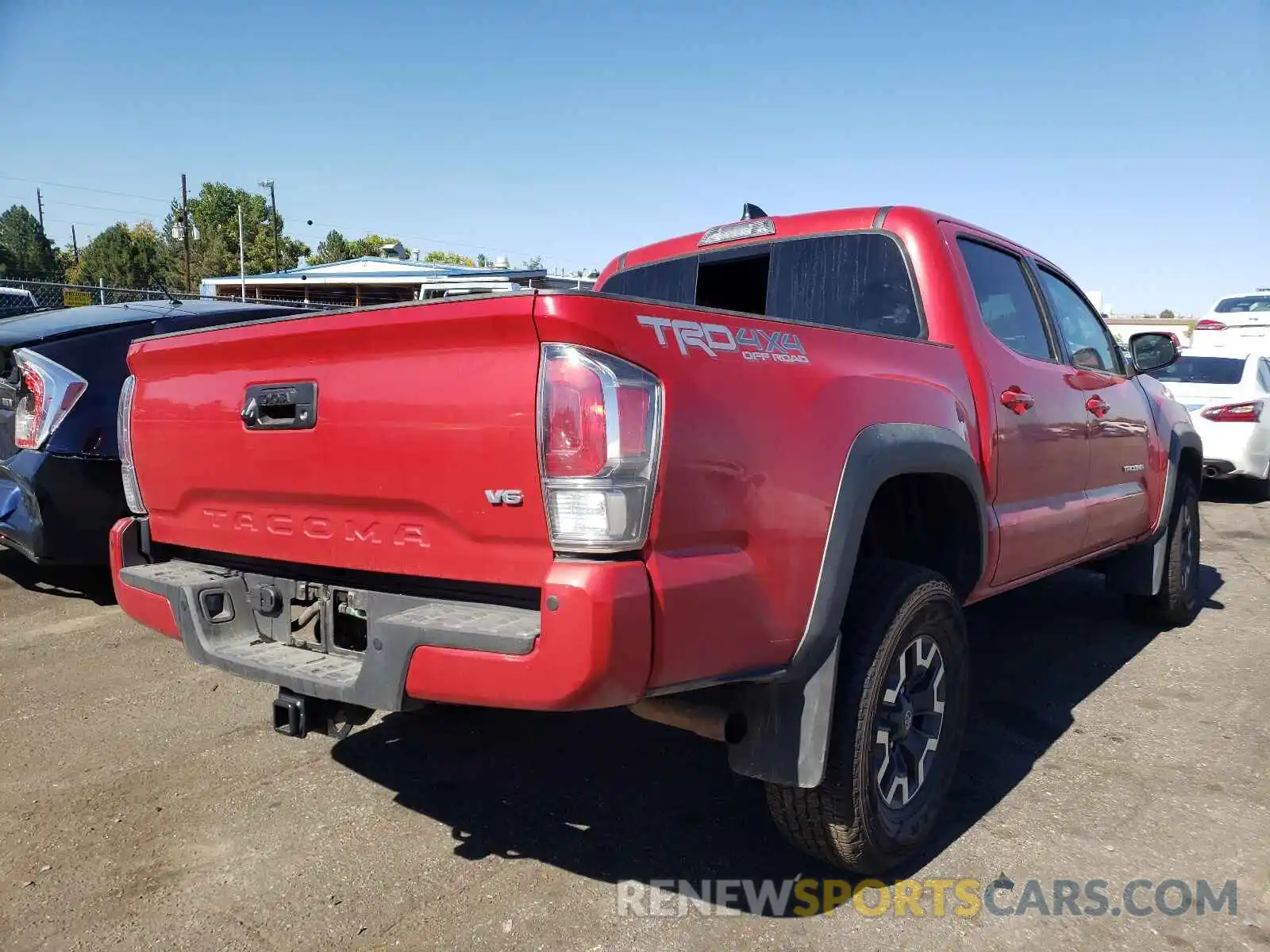 4 Photograph of a damaged car 3TMCZ5ANXMM425772 TOYOTA TACOMA 2021