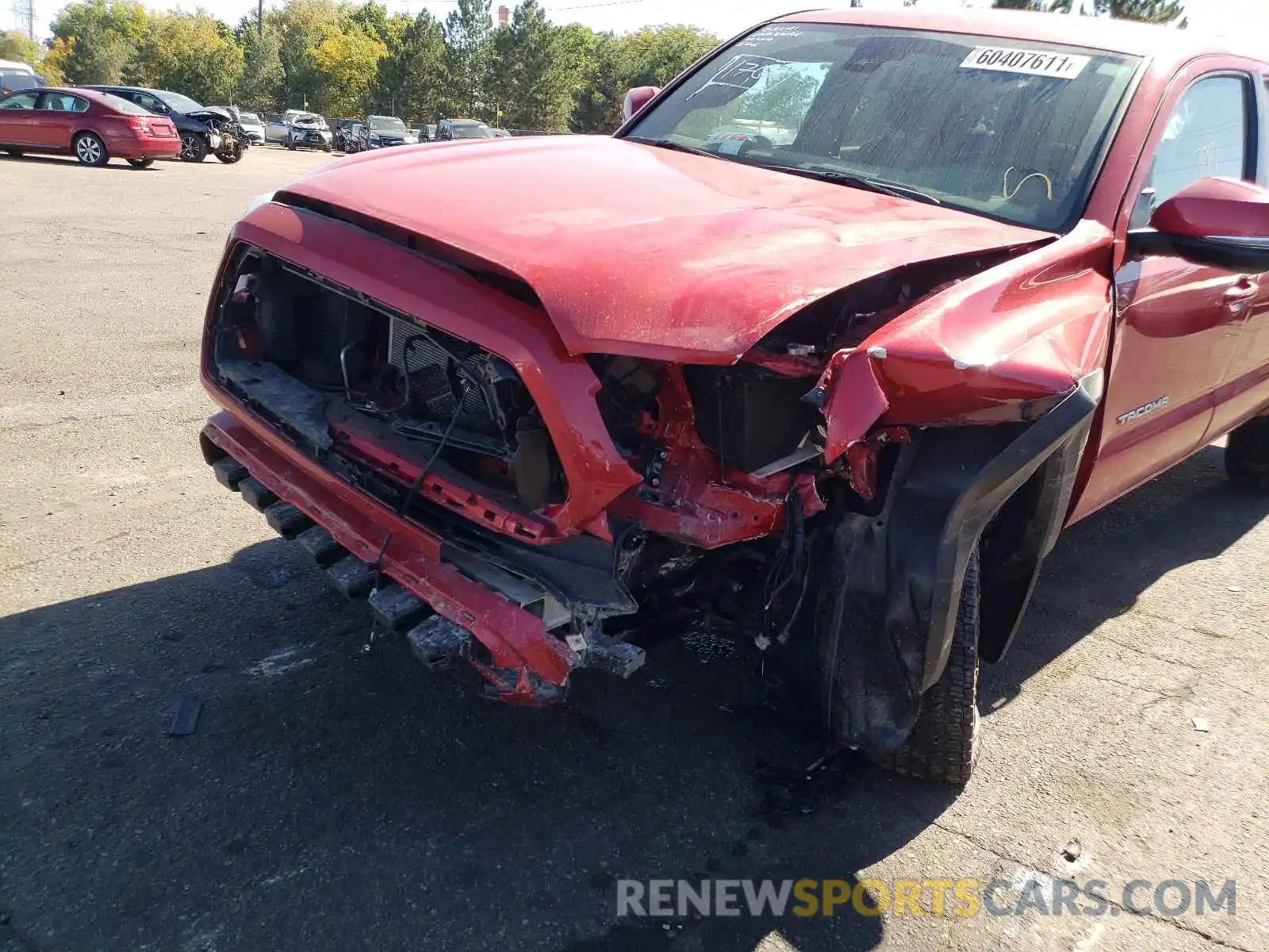 9 Photograph of a damaged car 3TMCZ5ANXMM425772 TOYOTA TACOMA 2021