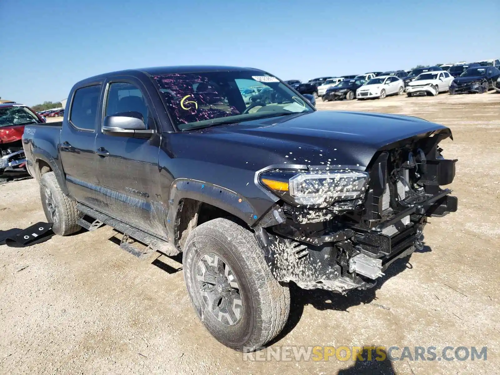 1 Photograph of a damaged car 3TMCZ5ANXMM434388 TOYOTA TACOMA 2021