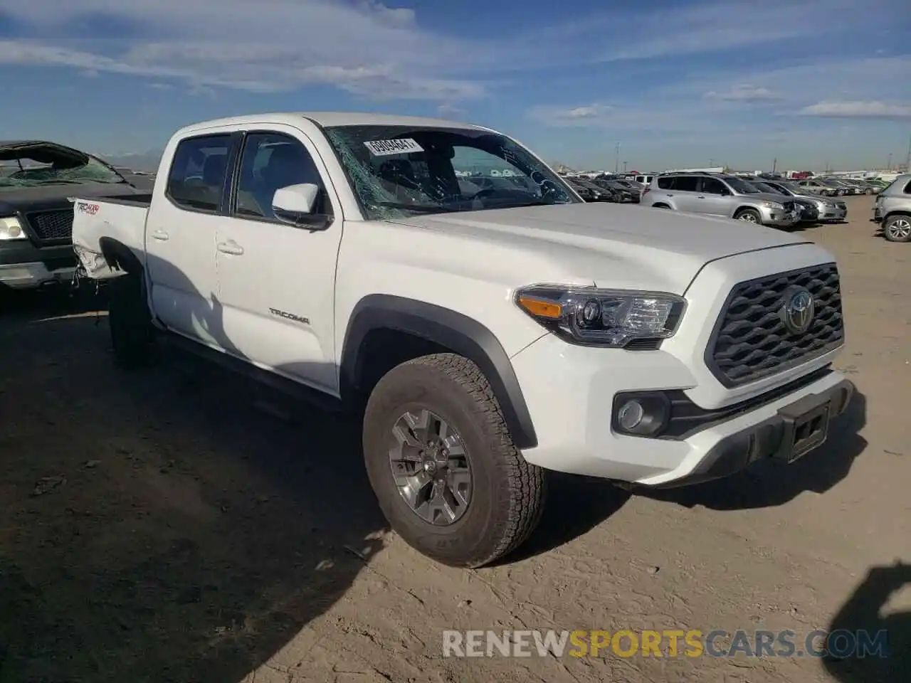 1 Photograph of a damaged car 3TMCZ5ANXMM443608 TOYOTA TACOMA 2021