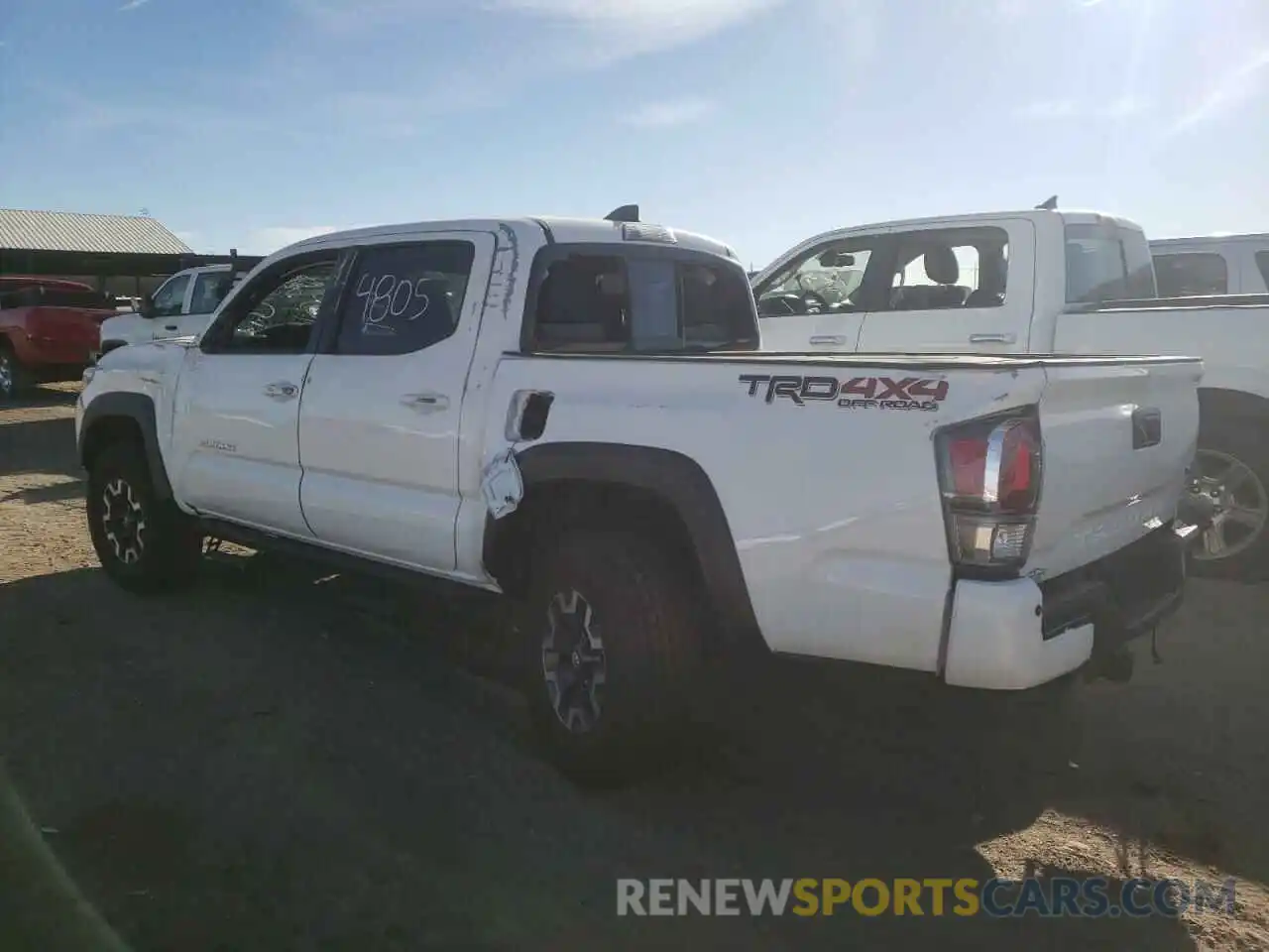 3 Photograph of a damaged car 3TMCZ5ANXMM443608 TOYOTA TACOMA 2021