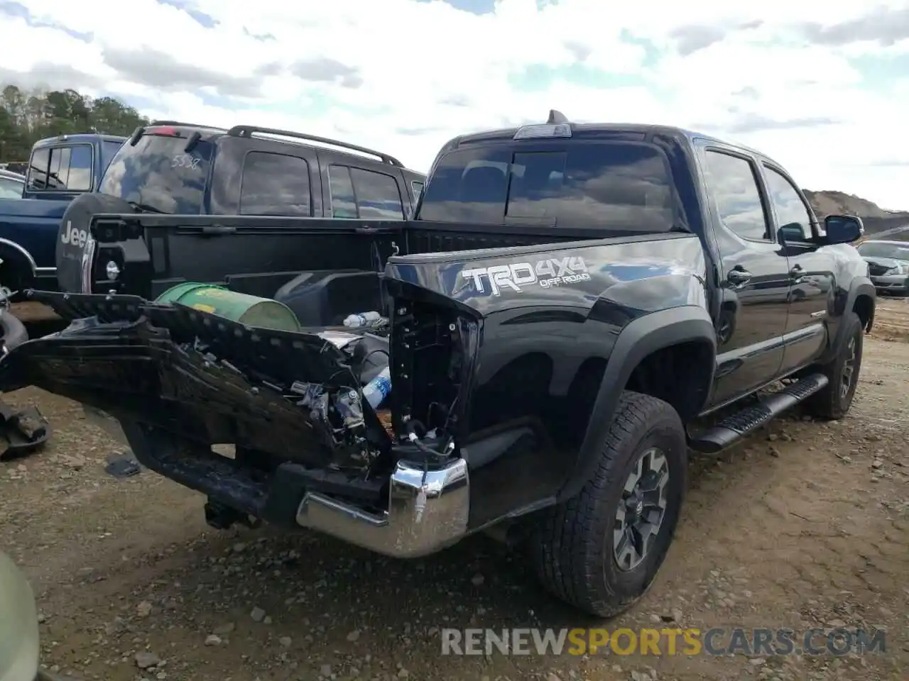 4 Photograph of a damaged car 3TMCZ5ANXMM444001 TOYOTA TACOMA 2021