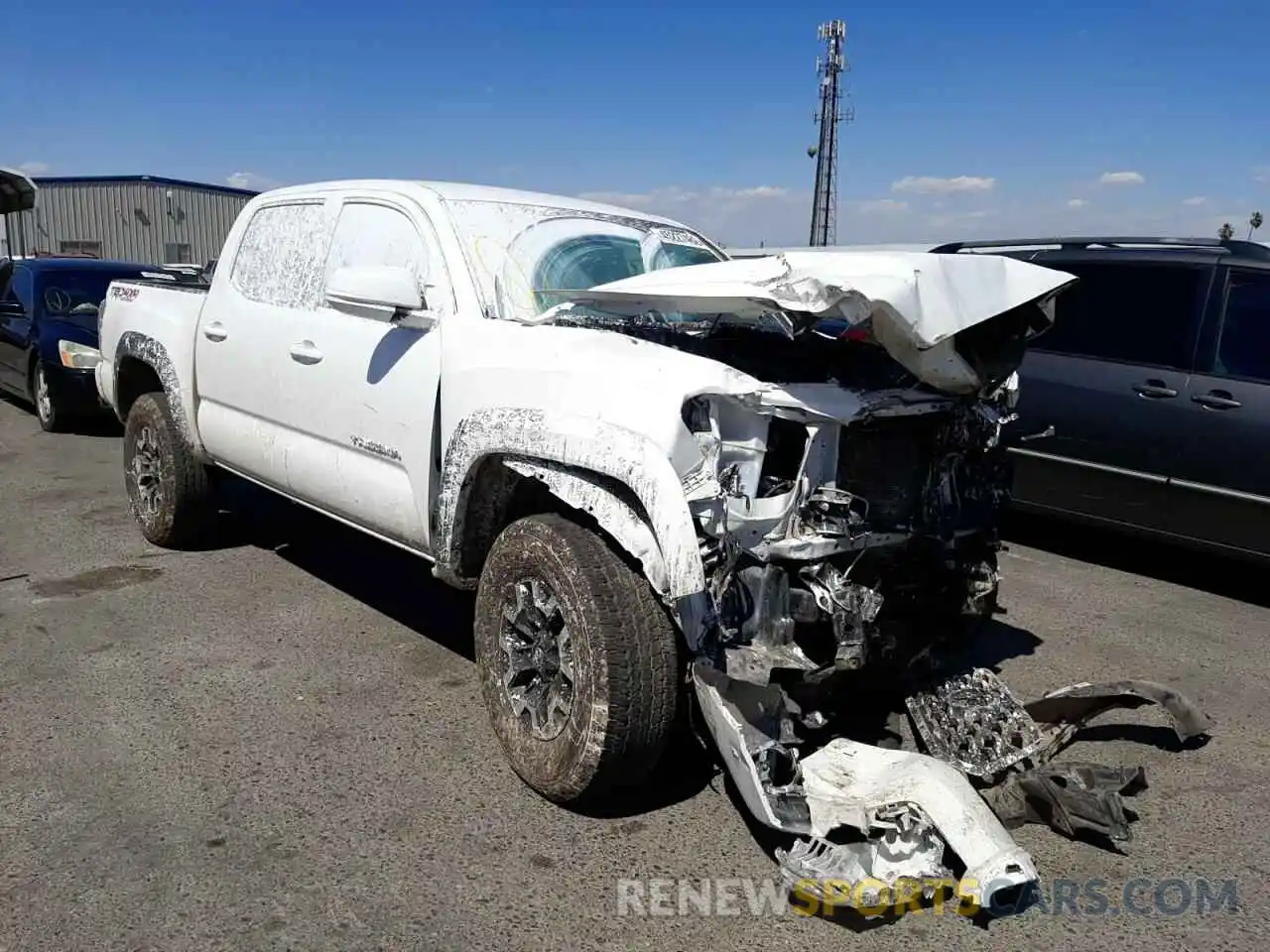 1 Photograph of a damaged car 3TMCZ5ANXMM452972 TOYOTA TACOMA 2021