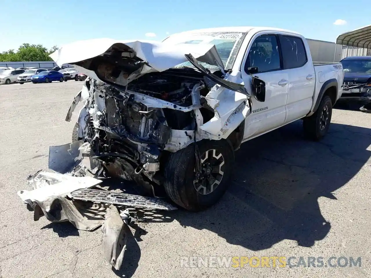 2 Photograph of a damaged car 3TMCZ5ANXMM452972 TOYOTA TACOMA 2021