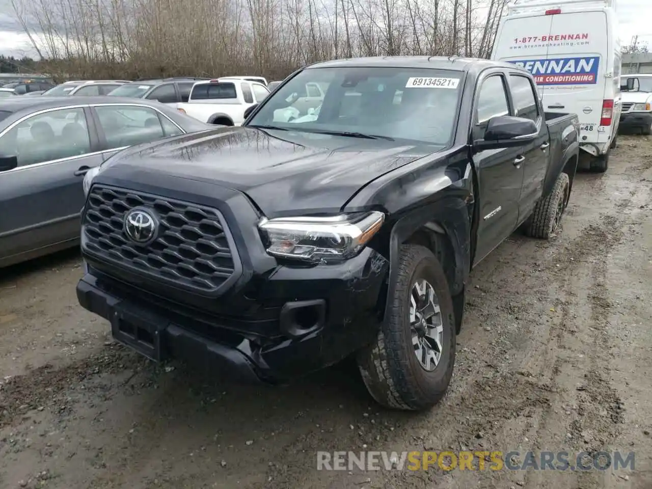 2 Photograph of a damaged car 3TMDZ5BN0MM101085 TOYOTA TACOMA 2021