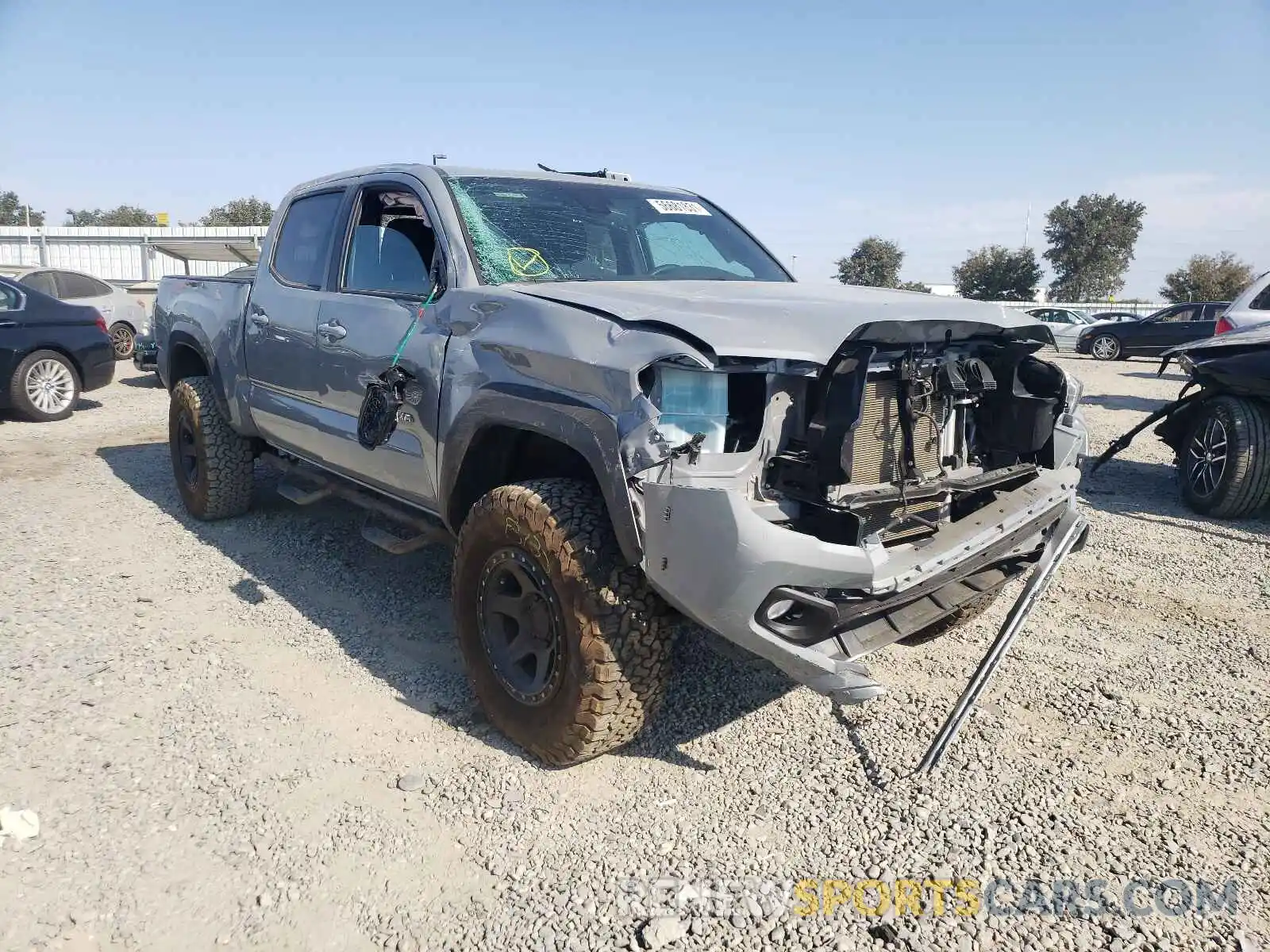 1 Photograph of a damaged car 3TMDZ5BN0MM111258 TOYOTA TACOMA 2021