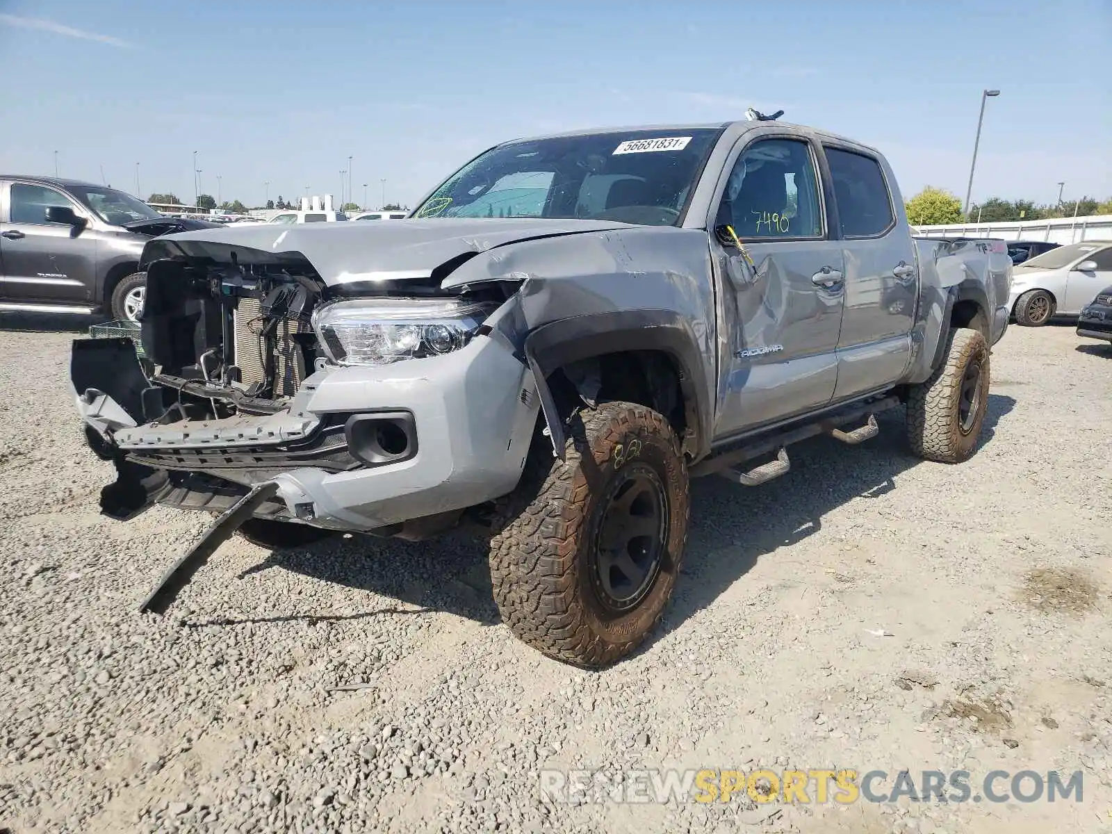 2 Photograph of a damaged car 3TMDZ5BN0MM111258 TOYOTA TACOMA 2021