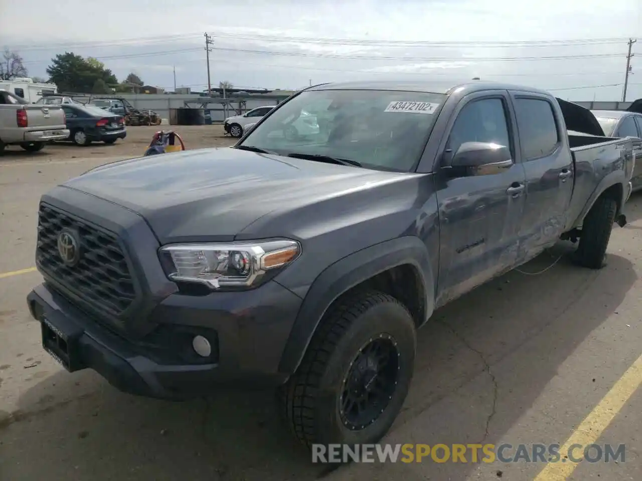 2 Photograph of a damaged car 3TMDZ5BN0MM112376 TOYOTA TACOMA 2021