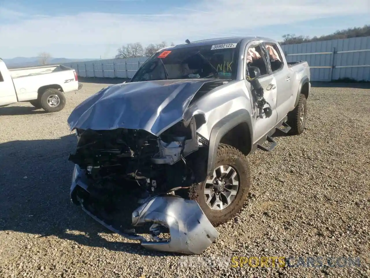 2 Photograph of a damaged car 3TMDZ5BN0MM113382 TOYOTA TACOMA 2021