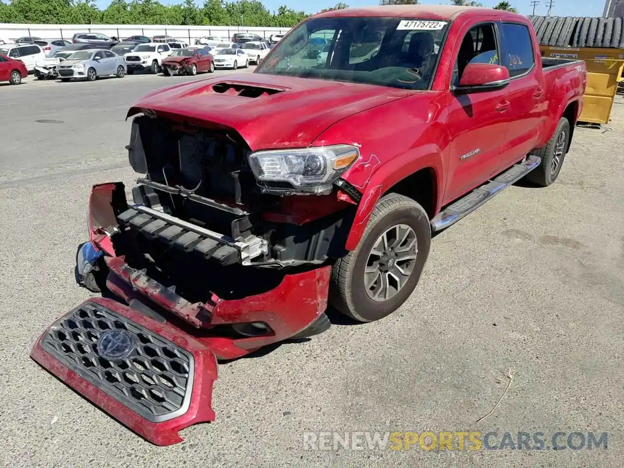 2 Photograph of a damaged car 3TMDZ5BN0MM118825 TOYOTA TACOMA 2021