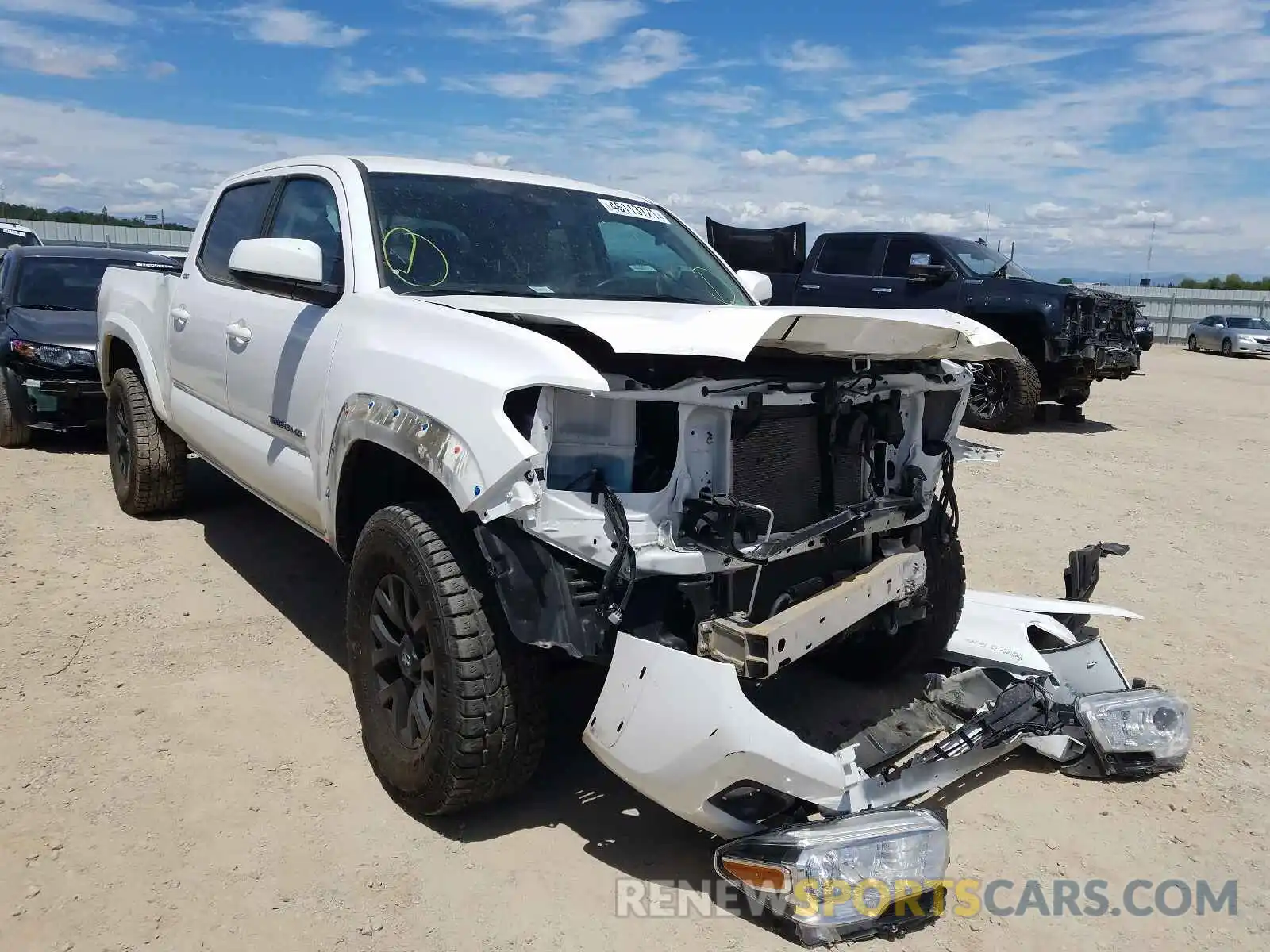 1 Photograph of a damaged car 3TMDZ5BN1MM098875 TOYOTA TACOMA 2021