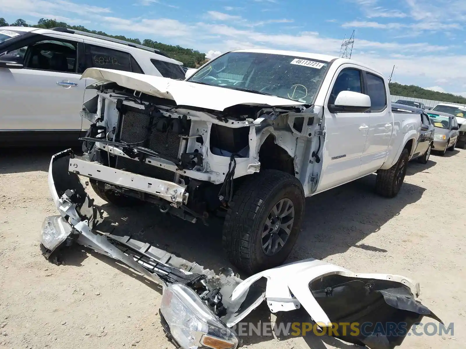 2 Photograph of a damaged car 3TMDZ5BN1MM098875 TOYOTA TACOMA 2021