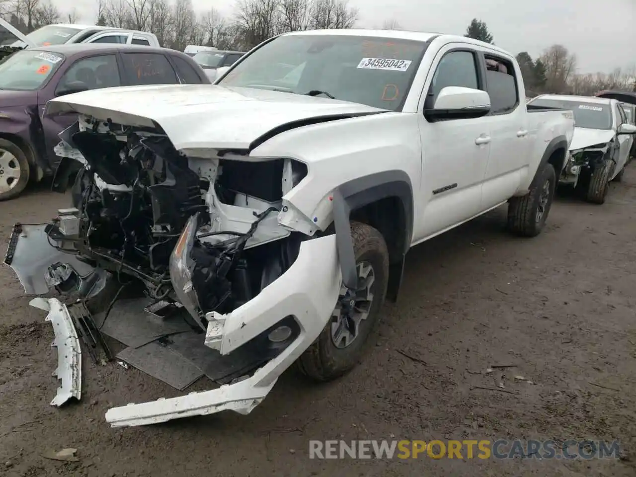 2 Photograph of a damaged car 3TMDZ5BN1MM100575 TOYOTA TACOMA 2021