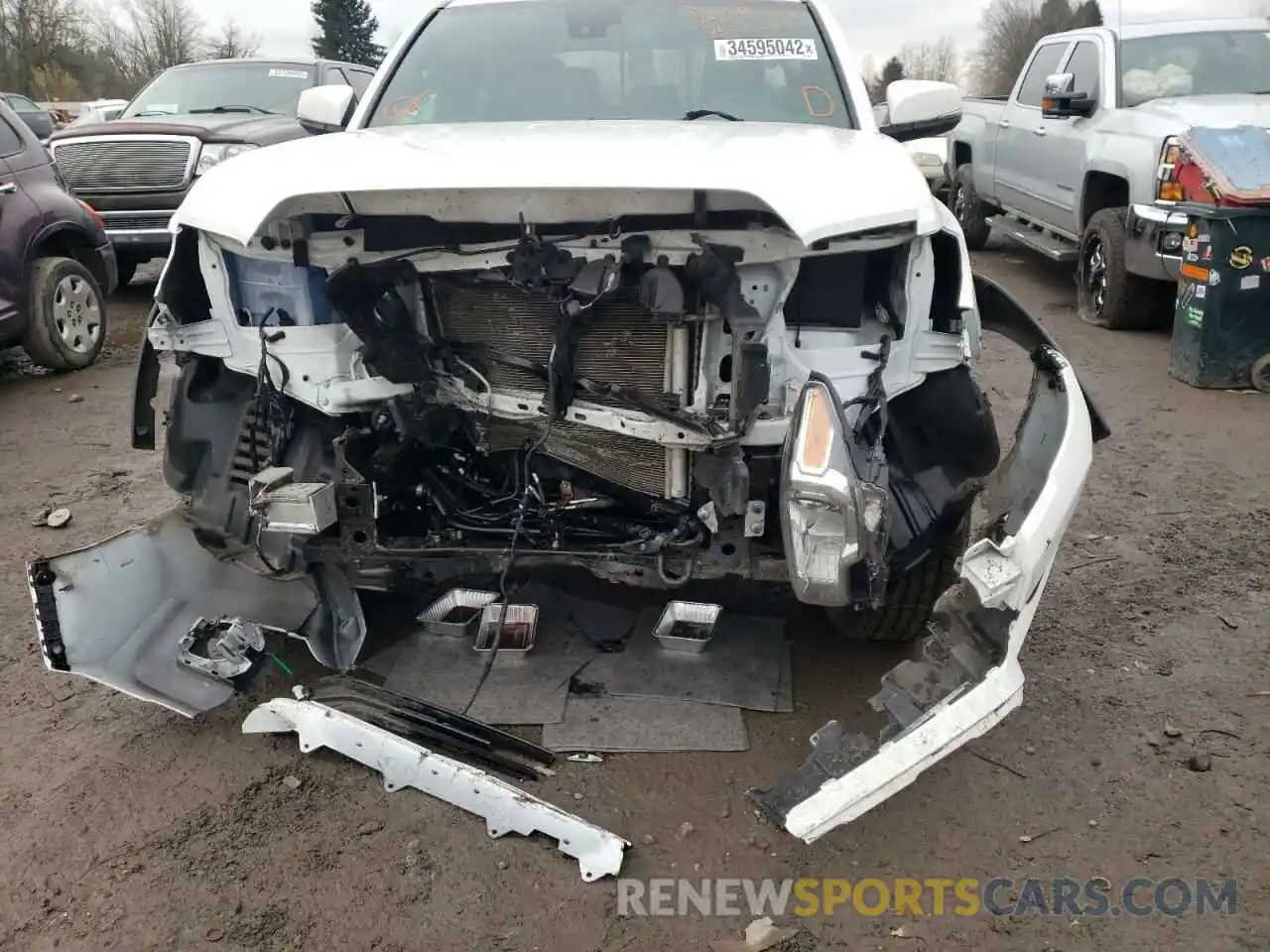 9 Photograph of a damaged car 3TMDZ5BN1MM100575 TOYOTA TACOMA 2021