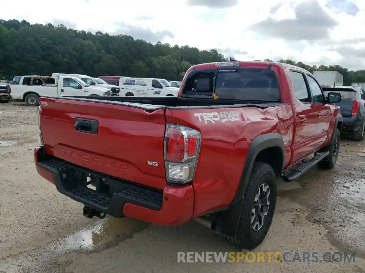 4 Photograph of a damaged car 3TMDZ5BN1MM101290 TOYOTA TACOMA 2021