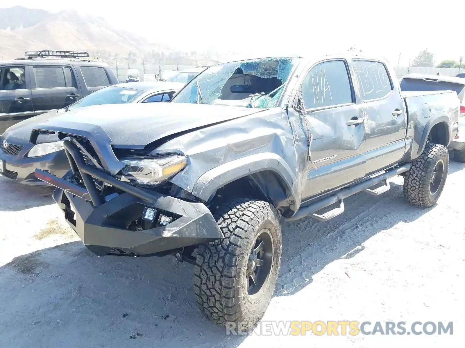 2 Photograph of a damaged car 3TMDZ5BN1MM105050 TOYOTA TACOMA 2021