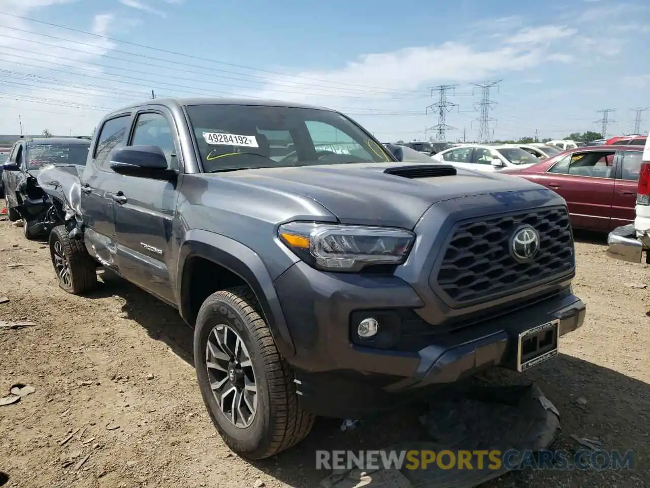 1 Photograph of a damaged car 3TMDZ5BN1MM109325 TOYOTA TACOMA 2021