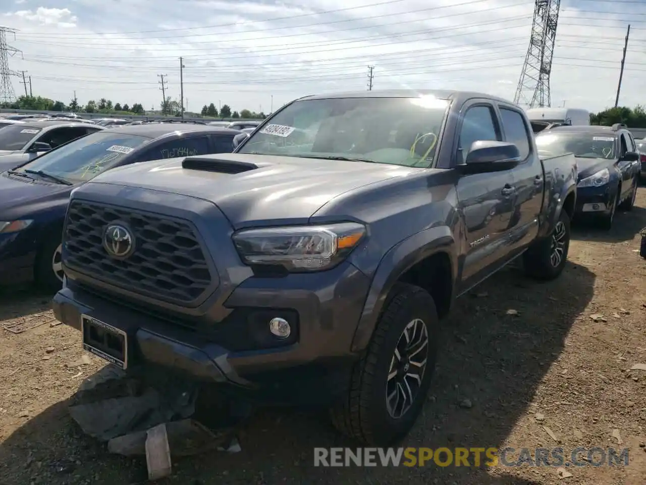 2 Photograph of a damaged car 3TMDZ5BN1MM109325 TOYOTA TACOMA 2021