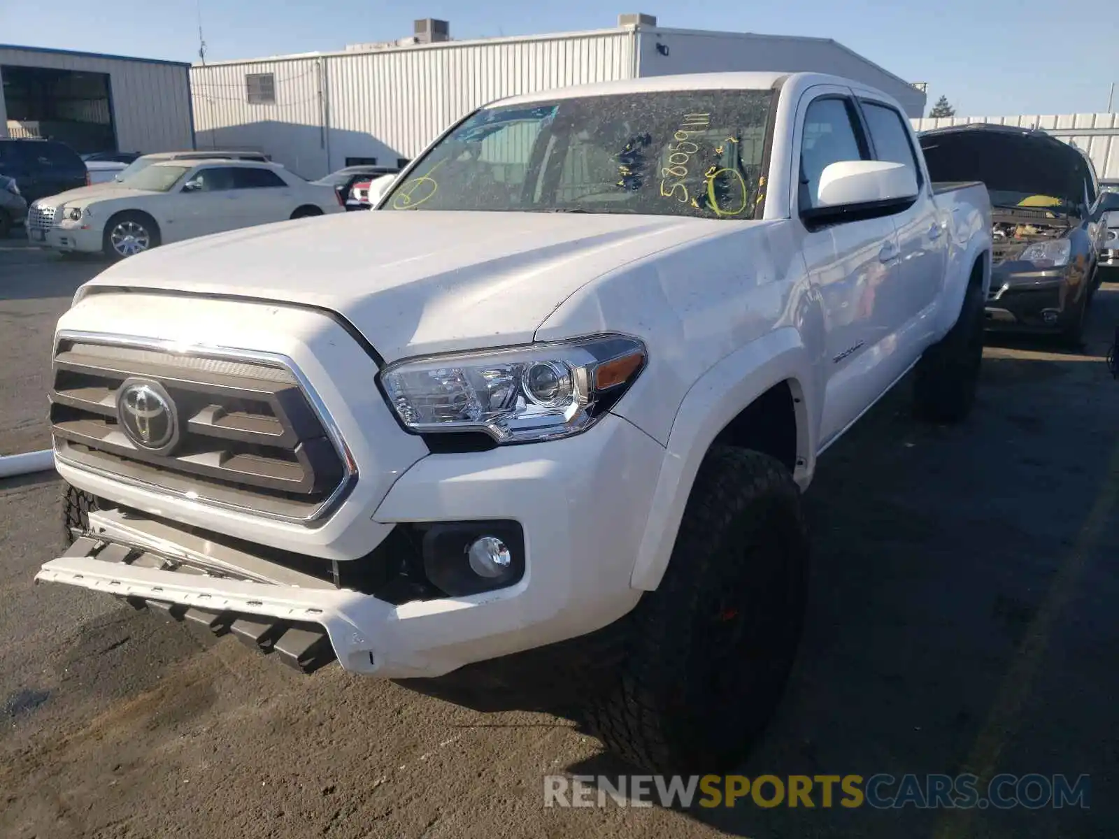 2 Photograph of a damaged car 3TMDZ5BN1MM116825 TOYOTA TACOMA 2021