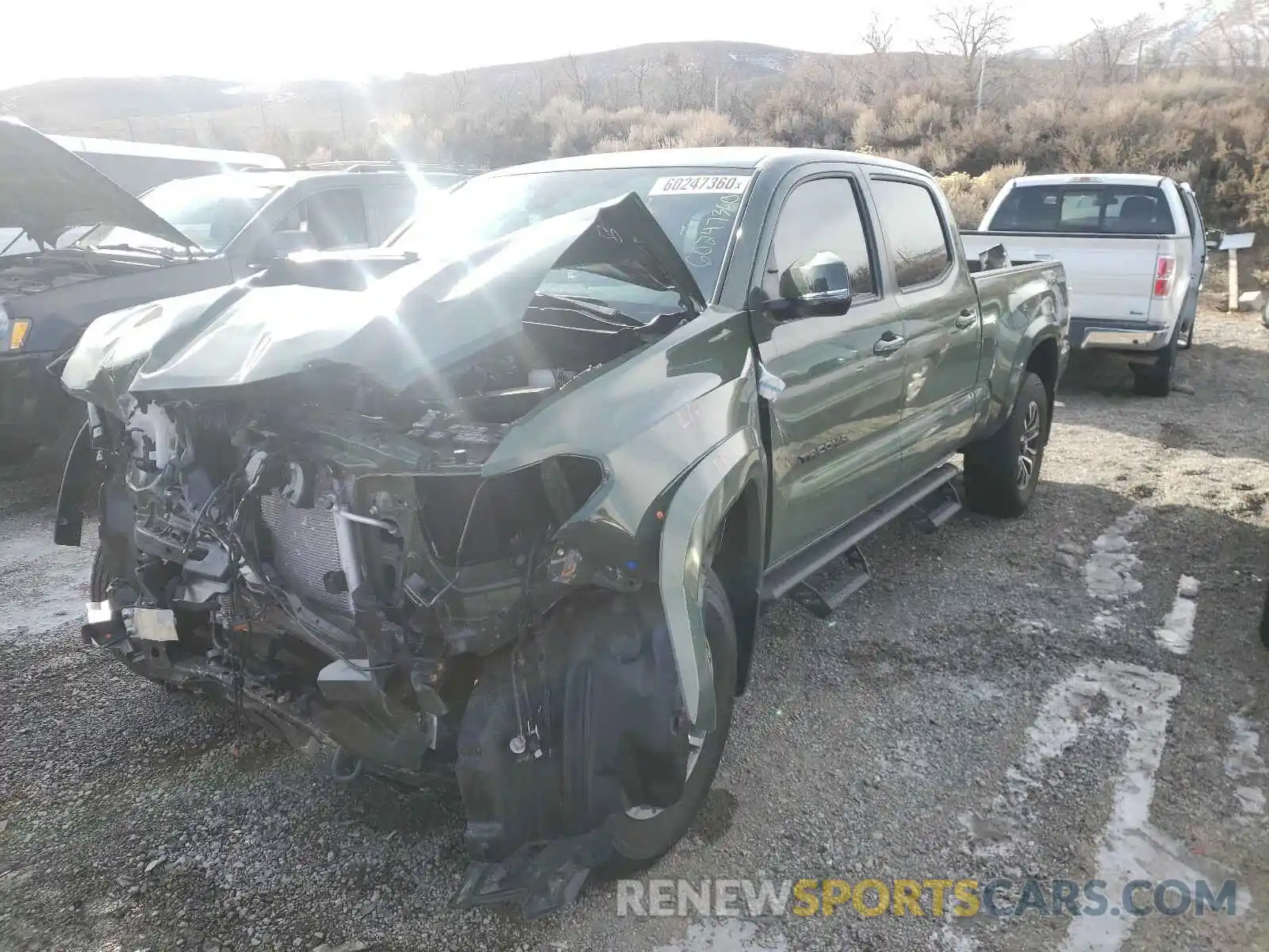 2 Photograph of a damaged car 3TMDZ5BN2MM100343 TOYOTA TACOMA 2021