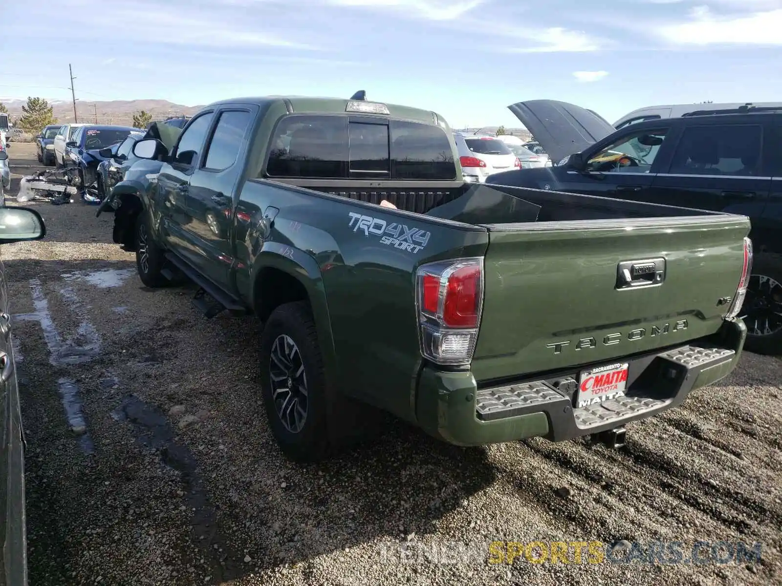 3 Photograph of a damaged car 3TMDZ5BN2MM100343 TOYOTA TACOMA 2021