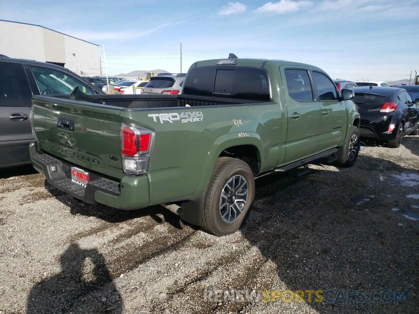 4 Photograph of a damaged car 3TMDZ5BN2MM100343 TOYOTA TACOMA 2021