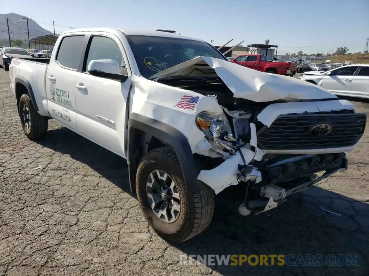 1 Photograph of a damaged car 3TMDZ5BN2MM100794 TOYOTA TACOMA 2021