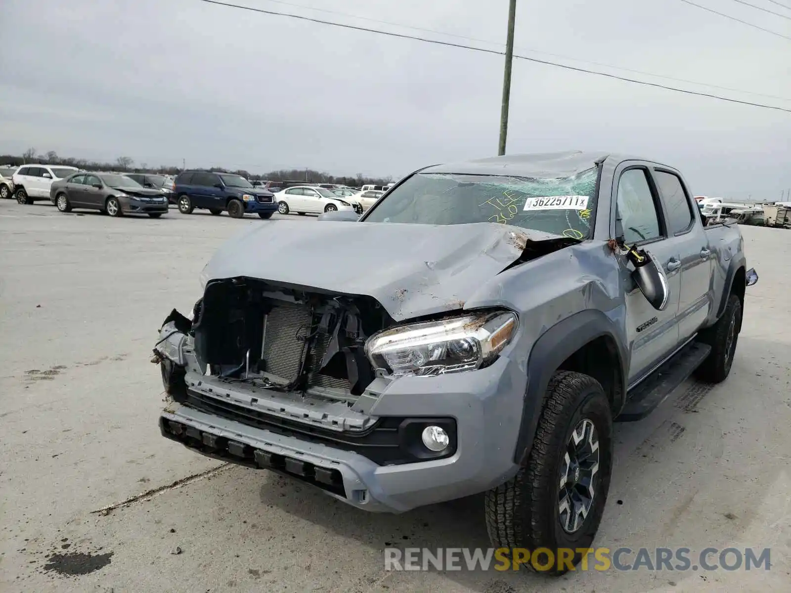 2 Photograph of a damaged car 3TMDZ5BN2MM101945 TOYOTA TACOMA 2021