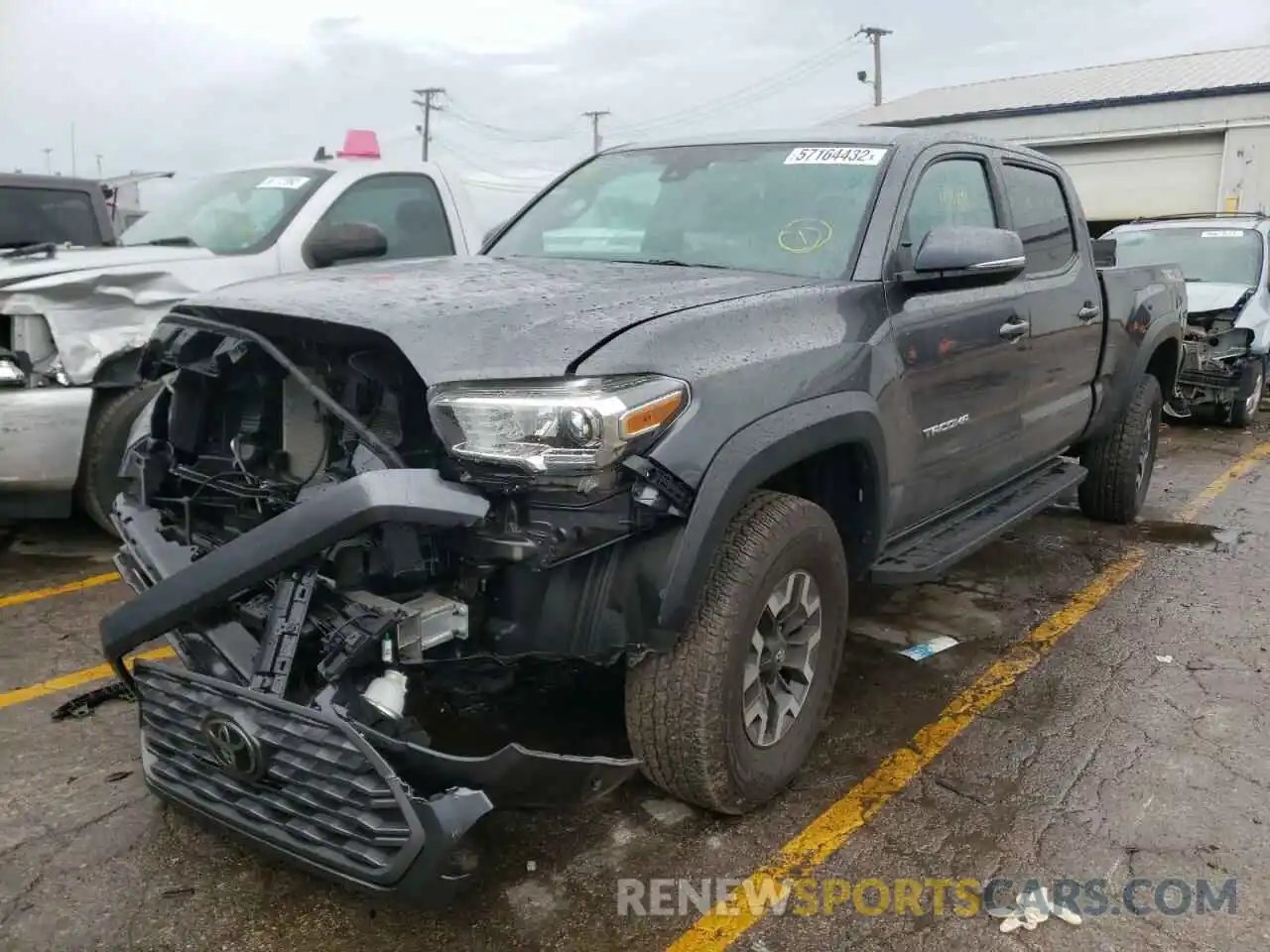 2 Photograph of a damaged car 3TMDZ5BN2MM103677 TOYOTA TACOMA 2021