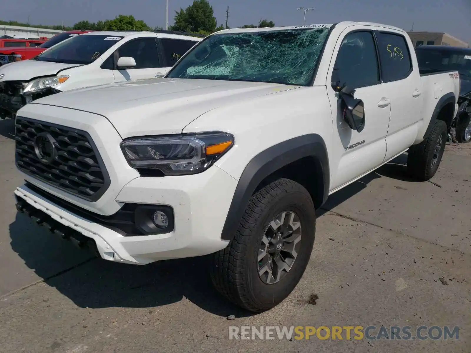 2 Photograph of a damaged car 3TMDZ5BN2MM110371 TOYOTA TACOMA 2021