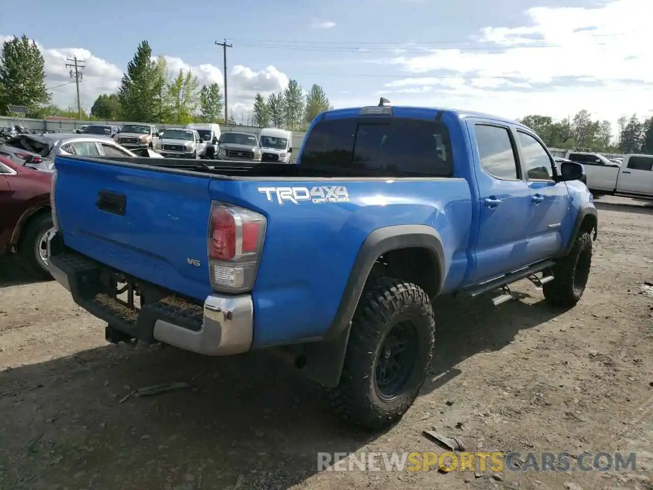 4 Photograph of a damaged car 3TMDZ5BN2MM110502 TOYOTA TACOMA 2021