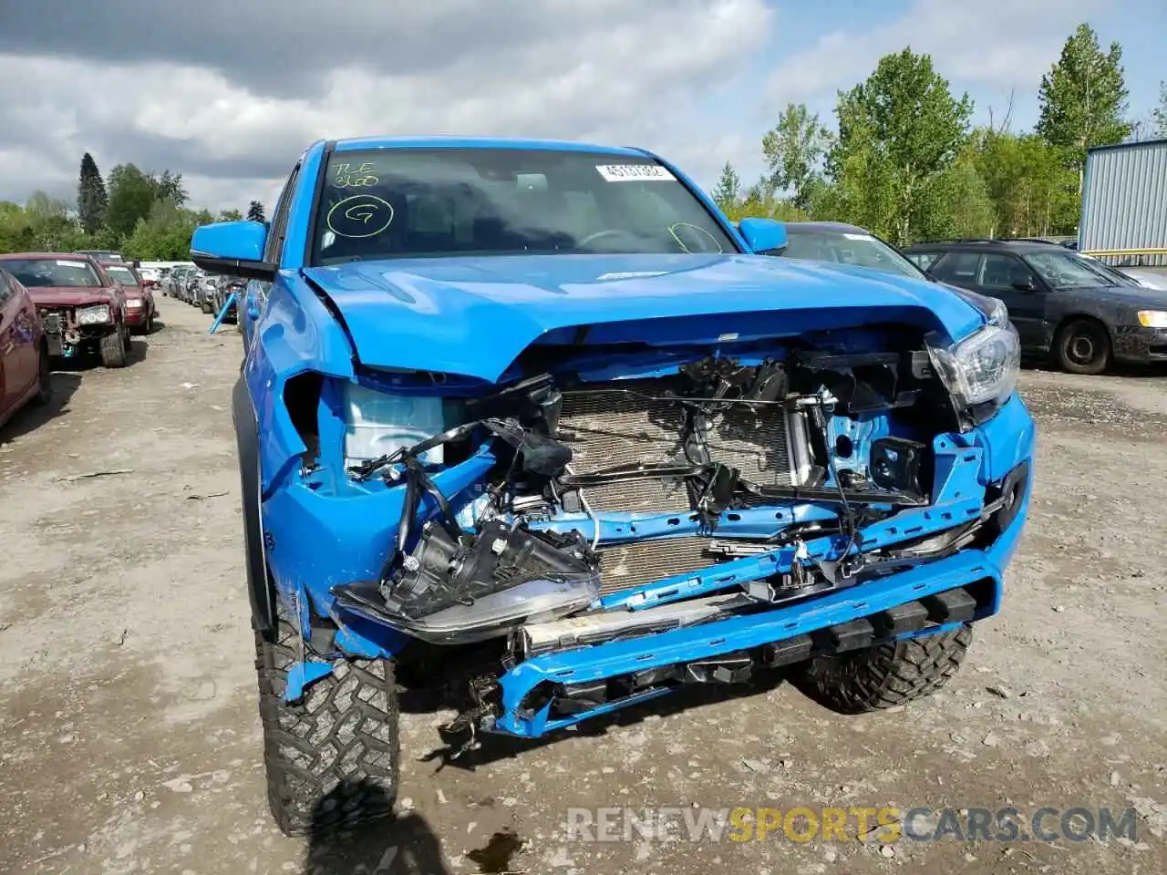 9 Photograph of a damaged car 3TMDZ5BN2MM110502 TOYOTA TACOMA 2021