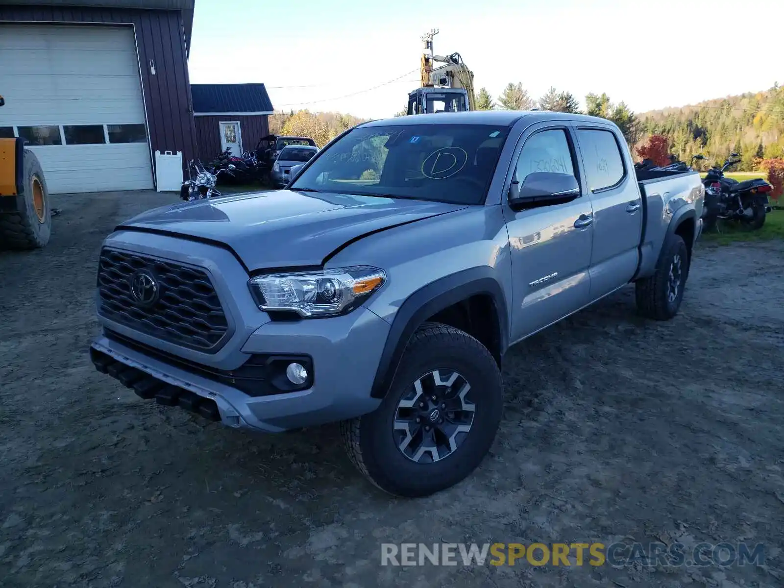 2 Photograph of a damaged car 3TMDZ5BN2MM114534 TOYOTA TACOMA 2021