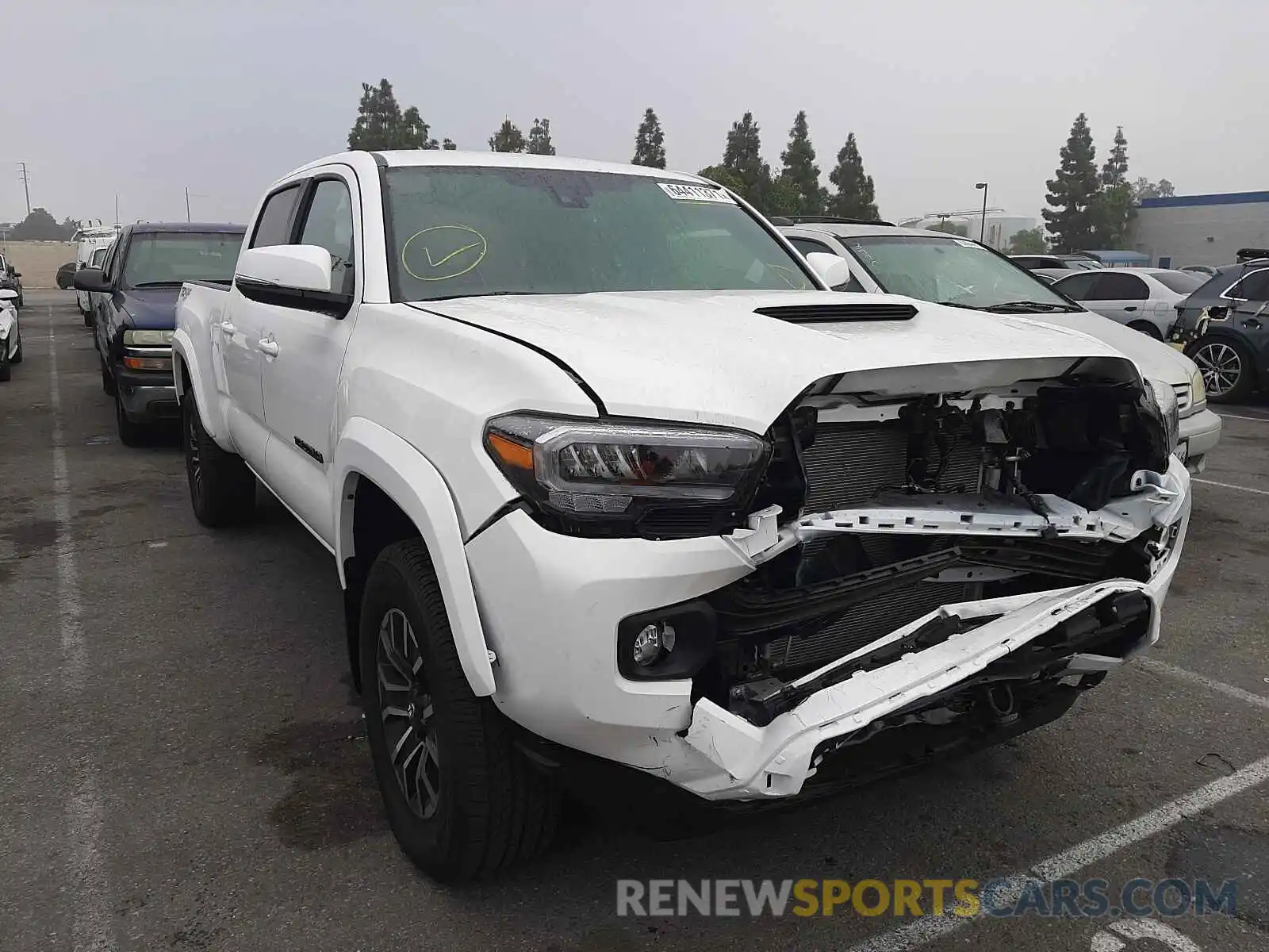 1 Photograph of a damaged car 3TMDZ5BN2MM120415 TOYOTA TACOMA 2021