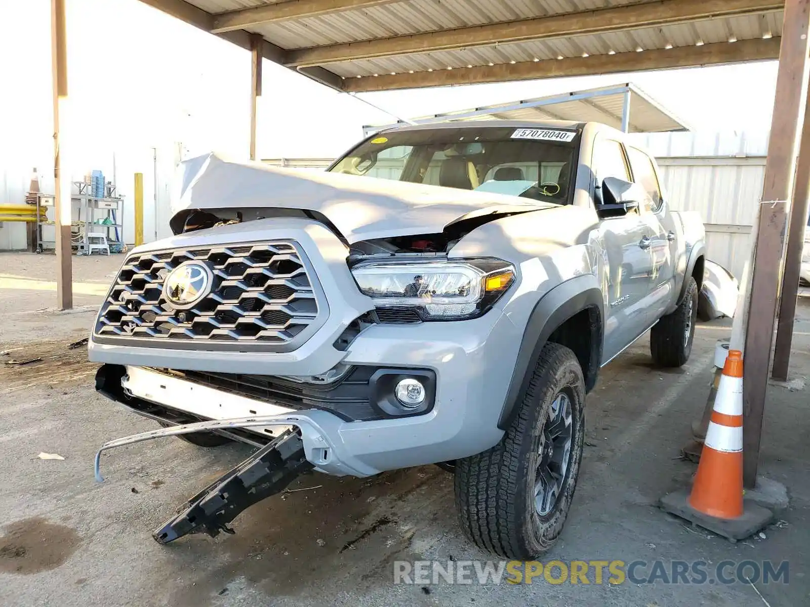 2 Photograph of a damaged car 3TMDZ5BN3MM099171 TOYOTA TACOMA 2021