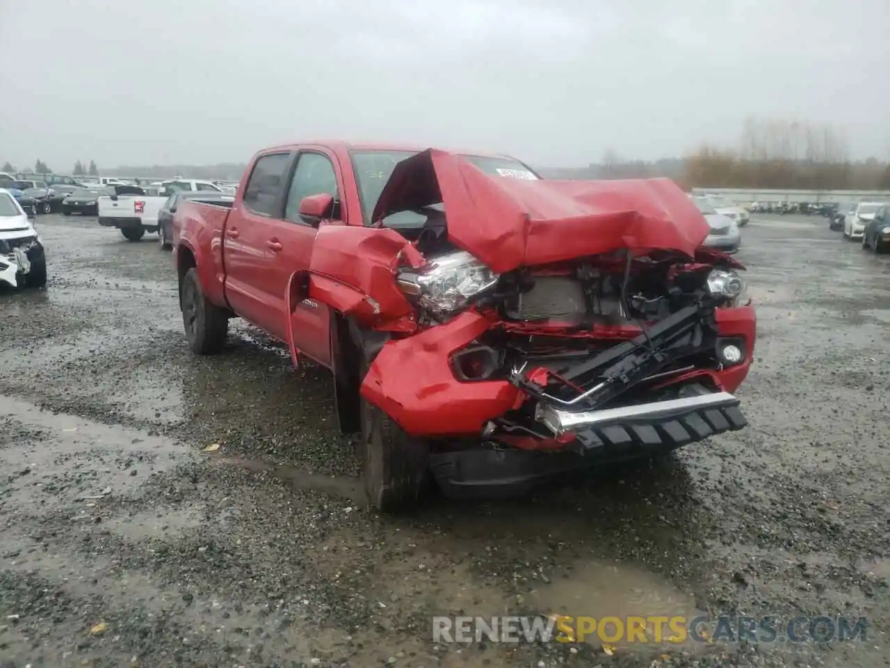 1 Photograph of a damaged car 3TMDZ5BN3MM100514 TOYOTA TACOMA 2021