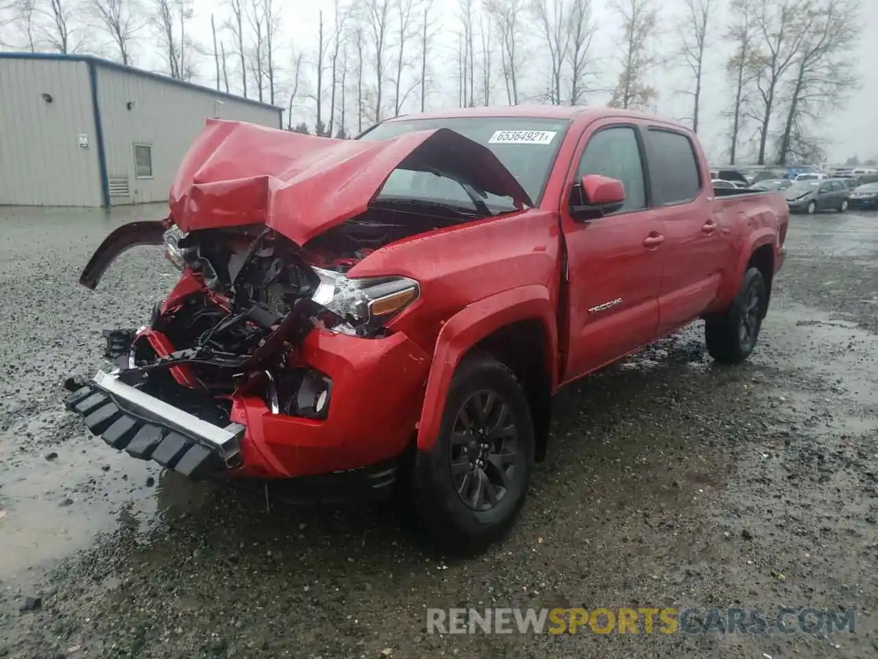 2 Photograph of a damaged car 3TMDZ5BN3MM100514 TOYOTA TACOMA 2021