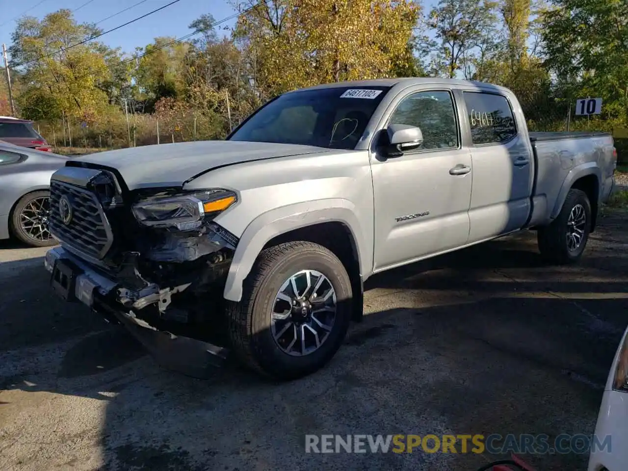 2 Photograph of a damaged car 3TMDZ5BN3MM100660 TOYOTA TACOMA 2021