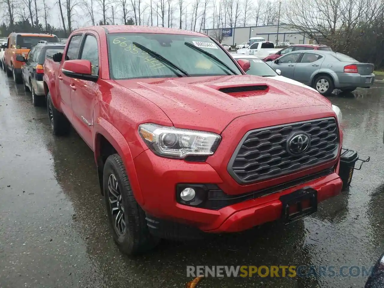 1 Photograph of a damaged car 3TMDZ5BN3MM106135 TOYOTA TACOMA 2021