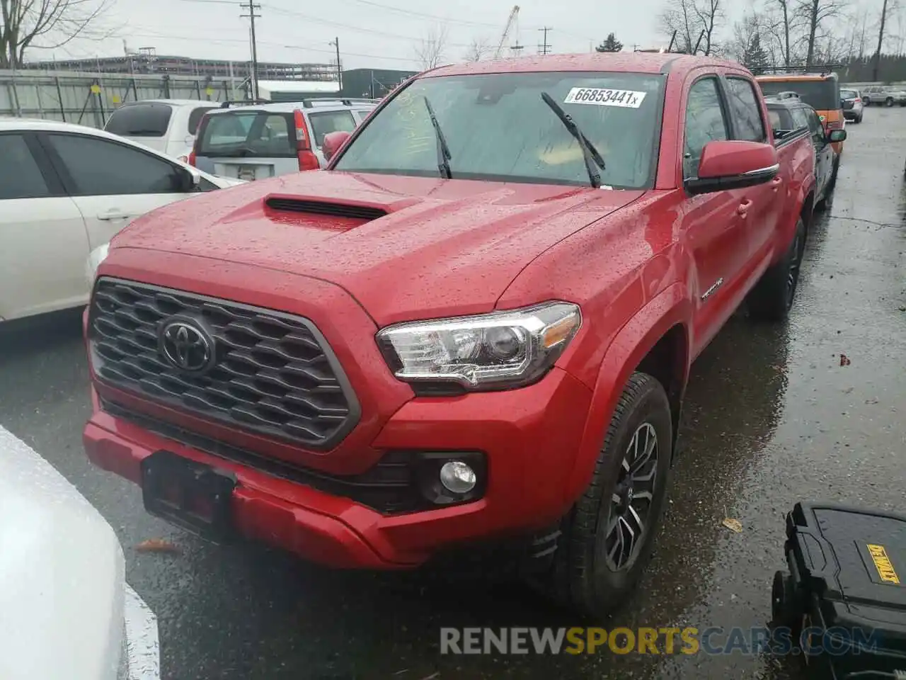 2 Photograph of a damaged car 3TMDZ5BN3MM106135 TOYOTA TACOMA 2021