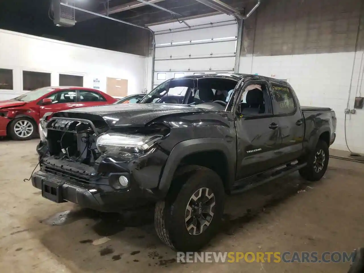 2 Photograph of a damaged car 3TMDZ5BN3MM116051 TOYOTA TACOMA 2021