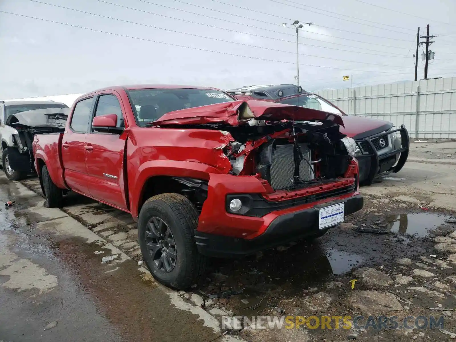 1 Photograph of a damaged car 3TMDZ5BN4MM106306 TOYOTA TACOMA 2021