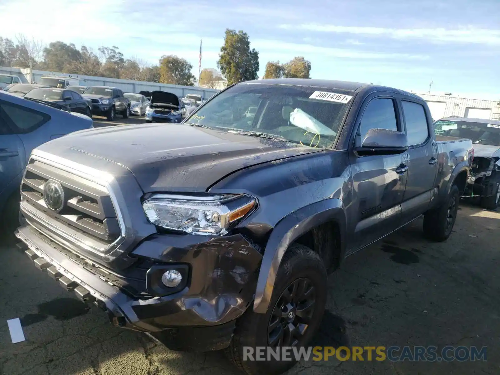 2 Photograph of a damaged car 3TMDZ5BN5MM100563 TOYOTA TACOMA 2021