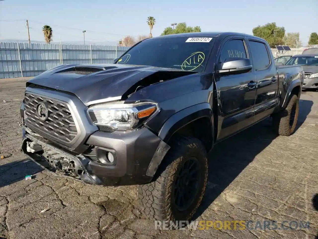 2 Photograph of a damaged car 3TMDZ5BN5MM114558 TOYOTA TACOMA 2021