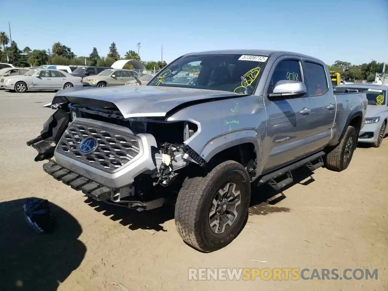 2 Photograph of a damaged car 3TMDZ5BN5MM118707 TOYOTA TACOMA 2021