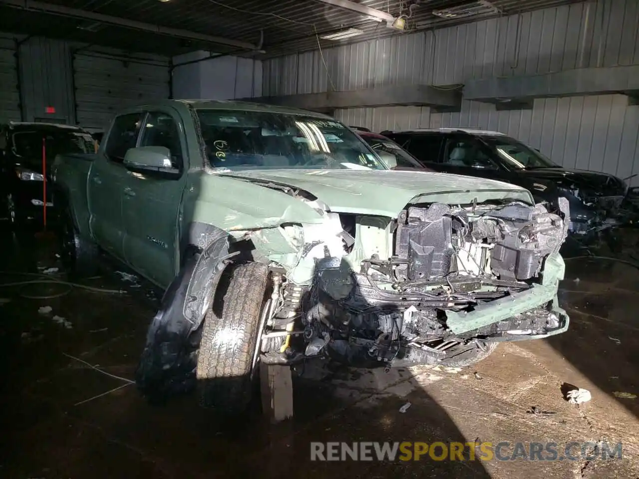 1 Photograph of a damaged car 3TMDZ5BN6MM100782 TOYOTA TACOMA 2021